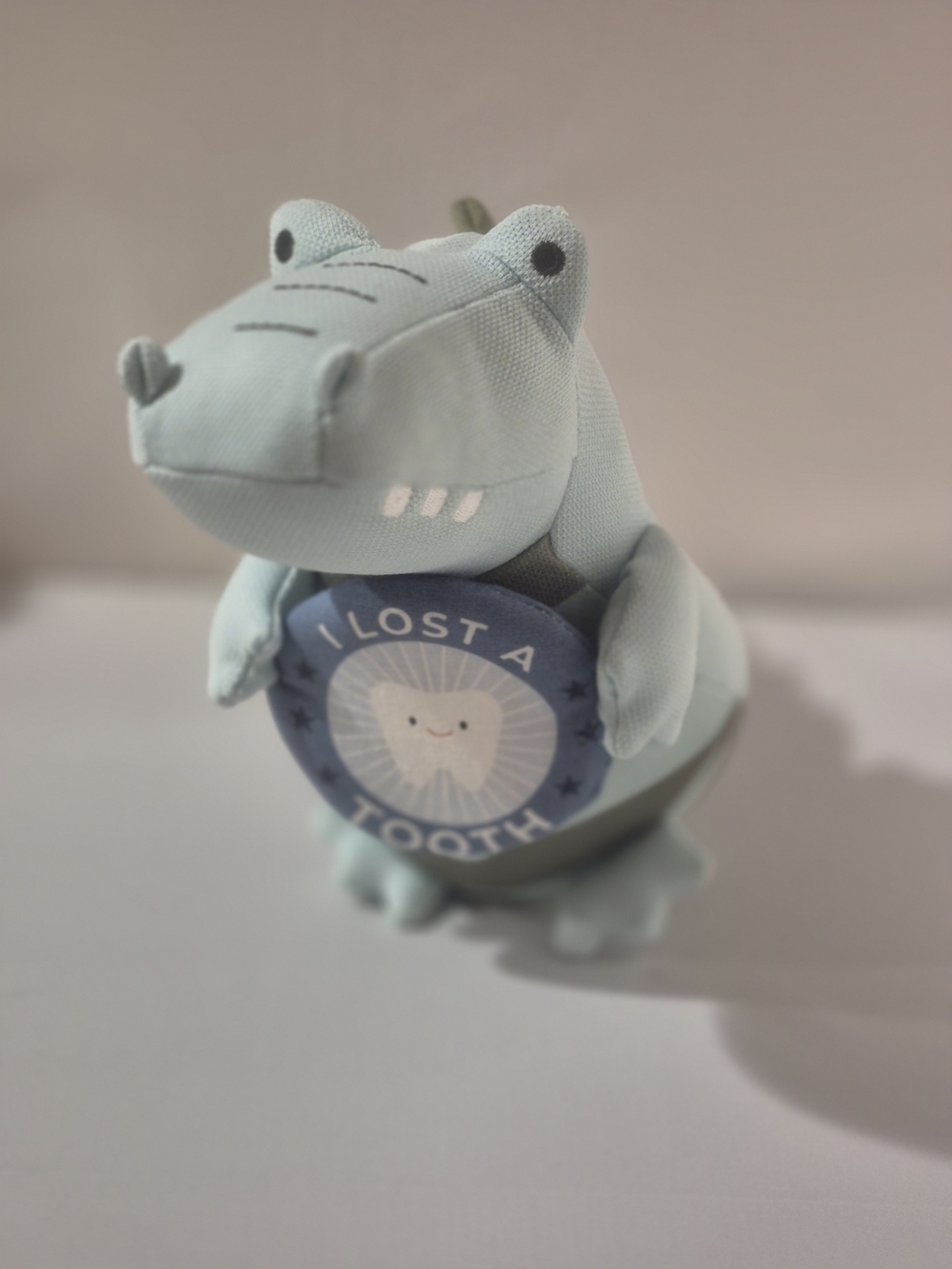 Plush I Lost A Tooth Crocodile Toy - Blue & Green New With Tags
